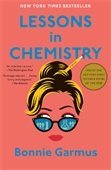 cover image of lessons in chemistry featuring a woman with a pencil stuck through her hair
