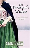 Cover image of The Turncoat's Widow featuring a woman in a revolutionary war-era dress