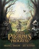 Book cover image featuring an owl and a rabbit venturing through a tree-filled forest