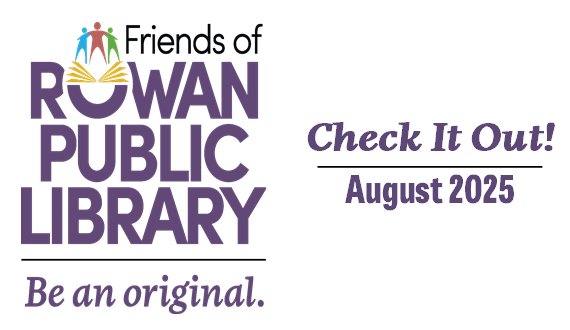 friends newsletter masthead with friends of RPL logo and the words "check it out August 2025"