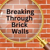 image of a magnifying glass against a brick wall with the words "breaking through brick walls"