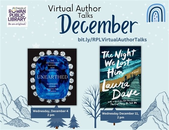 Two book covers; one featuring a blue gemstone and another featuring a painted beach scene