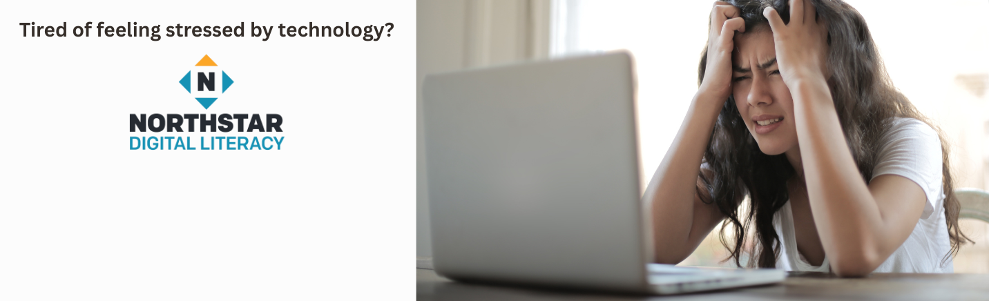 a woman with a frustrated expression sitting in front of a laptop computer.