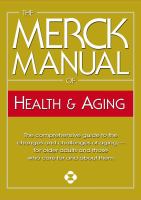 The Merck Manual of Health & Aging